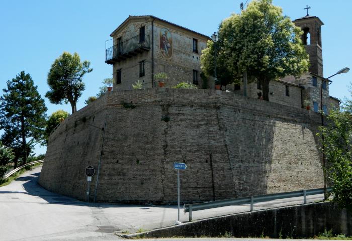 The fortified village of San Pietro in Musio